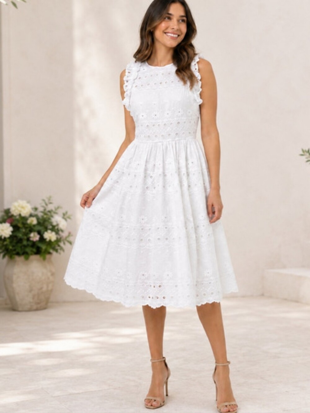 NWT Kate Spade Eyelet Dress, 10